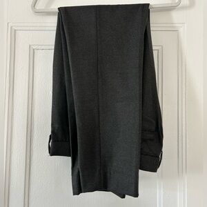 Charcoal Pleated Pants